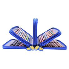 Carica l'immagine nel visualizzatore di Gallery, Newcomdigi Astuccio per 72 Matite Portapenne Scuola Elementari Blu
