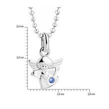 Carica l'immagine nel visualizzatore di Gallery, butterfly Bambine Ragazze Catena Argento 925 Swarovski Elements Originali...