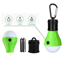 Carica l'immagine nel visualizzatore di Gallery, Yizhet Lampada LED da Campeggio, 4 pezzi Tenda Blu+verde+rosso+arancia
