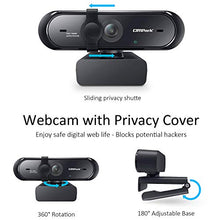 Carica l'immagine nel visualizzatore di Gallery, Campark Webcam per PC 1080p, Autofocus USB con Microfono PC,...