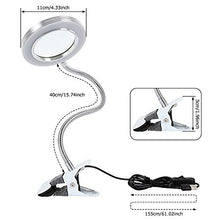 Carica l'immagine nel visualizzatore di Gallery, Lampada Estetista con Lente d'Ingrandimento 8 Diottrie,Lampada LED USB... - Ilgrandebazar