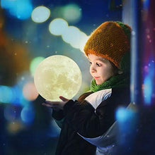 Carica l'immagine nel visualizzatore di Gallery, EXTSUD Lampada Lunare 3D Stampata Luna Piena Led Luce Notturna con... - Ilgrandebazar