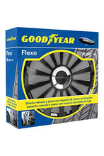 Carica l'immagine nel visualizzatore di Gallery, Good Year GOD9032 - Set di 4 Copricerchi Flexo 40, Nero, 14 Pollici
