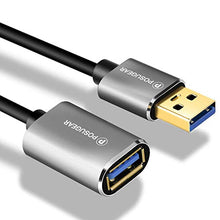 Carica l'immagine nel visualizzatore di Gallery, POSUGEAR Cavo Prolunga USB 3.0 2M, Placcato oro 2M