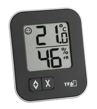 Carica l'immagine nel visualizzatore di Gallery, TFA 30.5026.01 Moxx Digital Thermo-Hygrometer-Black, Nero, 1 Confezione - Ilgrandebazar