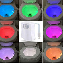 Carica l'immagine nel visualizzatore di Gallery, Luce WC per Bagno，Lampada Notturne Bagno Led Batteria con Sensore di... - Ilgrandebazar