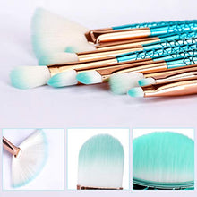 Carica l'immagine nel visualizzatore di Gallery, Set di Pennelli Trucco Professionale Spazzole per Bellezza a Forma Sirena...