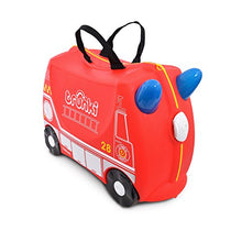 Carica l'immagine nel visualizzatore di Gallery, Trunki Valigia Cavalcabile Per Bambini: Il Pompiero Pompiere Frank (Rosso)