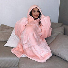 Carica l'immagine nel visualizzatore di Gallery, SNUGGY Felpa Premium Oversize col Cappuccio-Accogliente, Spessa,Calda, Rosa - Ilgrandebazar