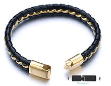 Carica l'immagine nel visualizzatore di Gallery, Halukakah Bambini ● Onore Junior ● Bracciale Ragazzo Maschio in Vera Pelle... - Ilgrandebazar
