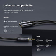 Carica l'immagine nel visualizzatore di Gallery, Sdoppiatore Cuffie Audio Splitter, aux Adattatore Stereo Maschio 3,5...