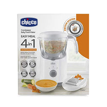 Carica l'immagine nel visualizzatore di Gallery, Chicco Cuocipappa Easy Meal, Cottura a Vapore e Omogenizzatore, Bianco e... - Ilgrandebazar