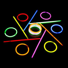 Carica l'immagine nel visualizzatore di Gallery, Kimimara Braccialetti Luminosi,Starlight Fluorescenti,100 8 "Glowsticks...