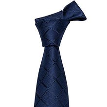 Carica l'immagine nel visualizzatore di Gallery, Barry.Wang, set di cravatta, gemelli e pochette da uomo, motivo a scacchi,... - Ilgrandebazar
