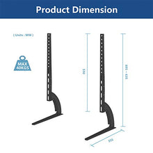 Carica l'immagine nel visualizzatore di Gallery, RFIVER Universale Supporto Piedistallo TV Stand Da Tavolo Per 27 27''-65'' - Ilgrandebazar