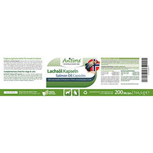 Carica l'immagine nel visualizzatore di Gallery, AniForte Omega-3 Capsule di Olio Salmone per Cani e Gatti 200 -...