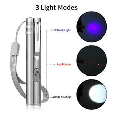Carica l'immagine nel visualizzatore di Gallery, 3 in1 500LM mini lampada a ricircolo LED USB in alluminio e lampada...
