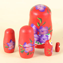 Carica l'immagine nel visualizzatore di Gallery, VORCOOL Set di 5pz Matrioska in Legno - Ilgrandebazar