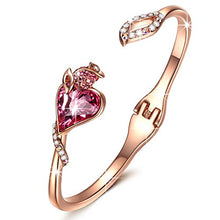 Carica l'immagine nel visualizzatore di Gallery, Kami Idea Bracciale, Incontri Rosa, Placcato in Oro Bracciali Per Donne - Ilgrandebazar