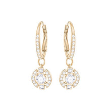 Carica l'immagine nel visualizzatore di Gallery, Swarovski Orecchini Sparkling Dance Round, Cristallo Bianco, Placcati Nella... - Ilgrandebazar