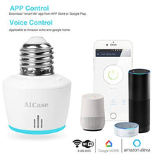 Carica l'immagine nel visualizzatore di Gallery, Smart WiFi E27 Light socket, Aicase Intelligent WLAN [2 pezzi] Home Remote... - Ilgrandebazar