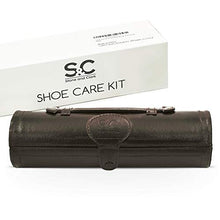 Carica l'immagine nel visualizzatore di Gallery, Stone &amp; Clark Kit Polish &amp; Care 8PC Scarpe Marrone Scuro