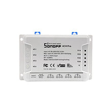Carica l'immagine nel visualizzatore di Gallery, 4CH Pro R2-Interruptor inteligente 4 Gang, Interruptor de Sonoff PRO R2
