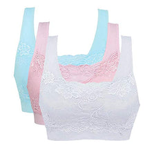 Carica l'immagine nel visualizzatore di Gallery, Litthing Reggiseno Sportivo Cinghie M, Bianco+rosa+blu - Ilgrandebazar