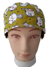 Carica l'immagine nel visualizzatore di Gallery, Cappello chirurgico Donna GATTINI per capelli lunghi, chirurgia, dentista,... - Ilgrandebazar