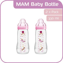 Carica l'immagine nel visualizzatore di Gallery, Mam - Easy Active Biberon con tettarella flusso veloce, 330 ml, Porpora - Ilgrandebazar
