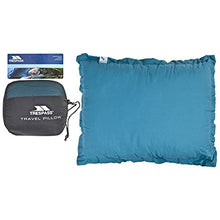 Carica l'immagine nel visualizzatore di Gallery, Trespass, cuscino da viaggio leggero e compatto 40 x 30 cm, Blu (Bluebottle)