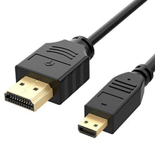 Carica l'immagine nel visualizzatore di Gallery, Rankie Cavo Micro HDMI a ad Alta velocità, Supporta Ethernet, 1.8m, Nero - Ilgrandebazar