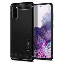 Carica l'immagine nel visualizzatore di Gallery, Spigen Cover Samsung Galaxy S20 Rugged Armor Compatibile con Samsung S20 Cover Custodia - Nero