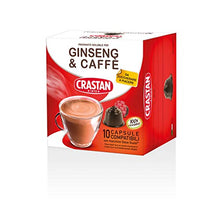 Carica l'immagine nel visualizzatore di Gallery, Crastan Capsule Compatibili 10 Unità (Confezione da 10), Ginseng &amp; Caffè