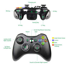 Carica l'immagine nel visualizzatore di Gallery, Diswoe Xbox 360 Controller, Wireless Game Controller di Gioco per Microsoft...