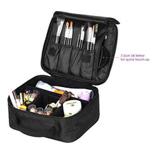 Carica l'immagine nel visualizzatore di Gallery, Beauty Case da Viaggio Antiurto con Divisore Regolabile,5x Specchio e...