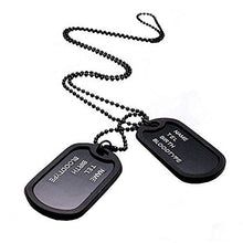 Carica l'immagine nel visualizzatore di Gallery, Inception Pro Infinite Collana - 2 Piastrine - Uomo - Silicone - Medagliette... - Ilgrandebazar