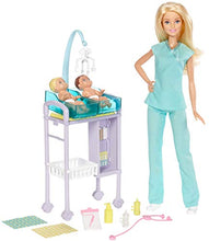 Carica l'immagine nel visualizzatore di Gallery, Barbie Playset Pediatra, Bambola con Capelli Biondi, Accessori a Tema, Set... - Ilgrandebazar