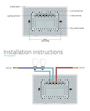 Carica l'immagine nel visualizzatore di Gallery, LIVOLO Interruttore della Luce con Indicatore LED Touch Switch Pannello... - Ilgrandebazar