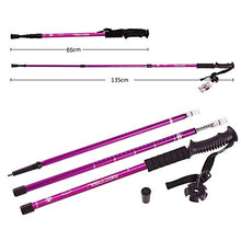Carica l'immagine nel visualizzatore di Gallery, AUTOPkio Trekking Pole, Coppia di Viaggio Bastone da Camminare Viola