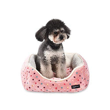 Carica l'immagine nel visualizzatore di Gallery, AmazonBasics Cuddler, Cuccia per animali domestici - Taglia Small, Polka Dots - Ilgrandebazar