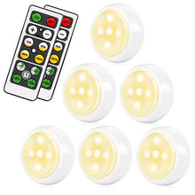 Carica l'immagine nel visualizzatore di Gallery, 6 Pezzi Luce Notturna LED, Foonii Luci Armadio e 2 Telecomando e 6pcs... - Ilgrandebazar