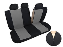 Carica l'immagine nel visualizzatore di Gallery, Upgrade4cars Copri-sedili Auto Universale Grigio Nero Set Copri-Sedile... - Ilgrandebazar