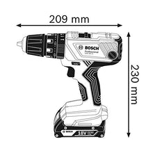 Carica l'immagine nel visualizzatore di Gallery, Bosch Professional 06019H1105 GSB 18V-21 Trapano Avvitatore con percussione... - Ilgrandebazar