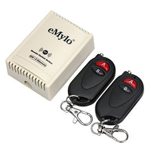 Carica l'immagine nel visualizzatore di Gallery, eMylo DC 24 V 2 canali 433 Mhz telecomando RF modulo relè senza fili...