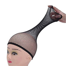 Carica l'immagine nel visualizzatore di Gallery, PrettyDate, cuffie elastiche per parrucca, in nylon, beige naturale e a rete... - Ilgrandebazar