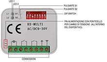 Carica l'immagine nel visualizzatore di Gallery, RICEVITORE UNIVERSALE RADIO RICEVENTE 2 canali TELECOMANDI Tante Multicolore - Ilgrandebazar