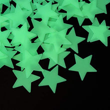 Carica l'immagine nel visualizzatore di Gallery, VORCOOL Luna Stelle Fluorescenti Luminose Soffitto Stickers Murali da Giallo
