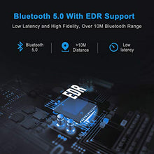 Carica l'immagine nel visualizzatore di Gallery, Yuanguo 【2019 Nuova Versione】 Trasmettitore e Ricevitore Bluetooth 5.0, Nero