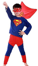 Carica l'immagine nel visualizzatore di Gallery, Costume Super eroe - Travestimento - Carnevale - Taglia S - 3-4 anni, Blu - Ilgrandebazar